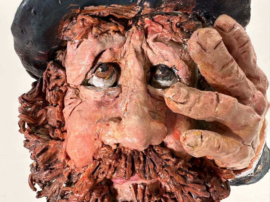 Bonnie Lee Roth (B. 1942, Southern California) Original Rabbii Sculpture 9W X 7D [Photo 8]