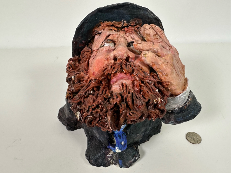 Bonnie Lee Roth (B. 1942, Southern California) Original Rabbii Sculpture 9W X 7D [Photo 4]