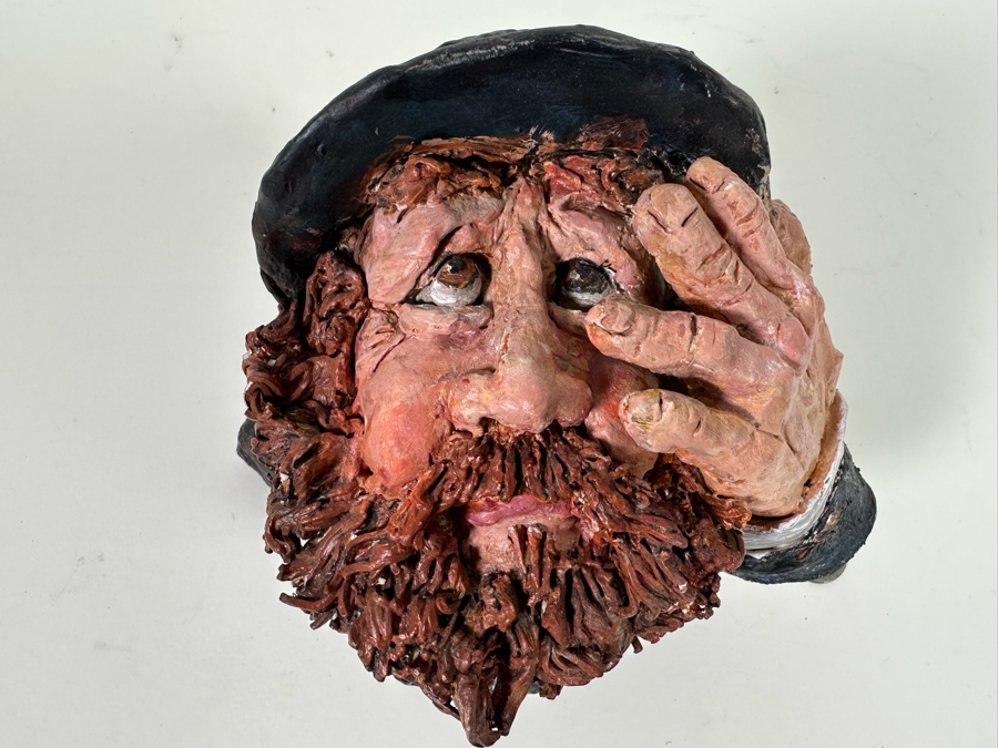 Bonnie Lee Roth (B. 1942, Southern California) Original Rabbii Sculpture 9W X 7D [Photo 5]