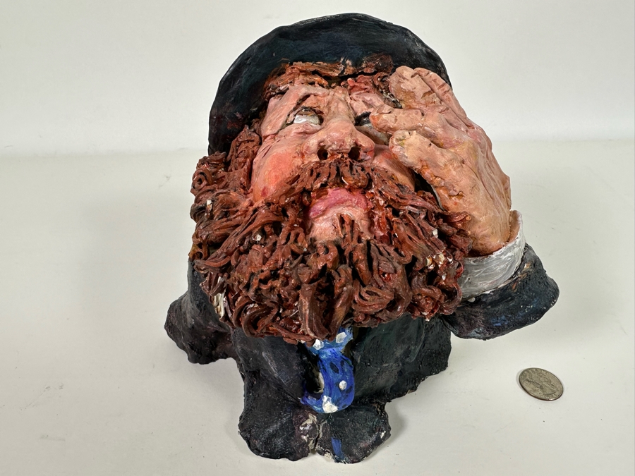 Bonnie Lee Roth (B. 1942, Southern California) Original Rabbii Sculpture 9W X 7D [Photo 3]