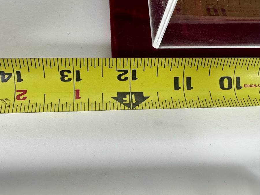 JECO Magnetic Table Clock With Magnetic Second Hand That Spins Ball Around In Acrylic Display Case 12W X 12H X 7.5D [Photo 9]