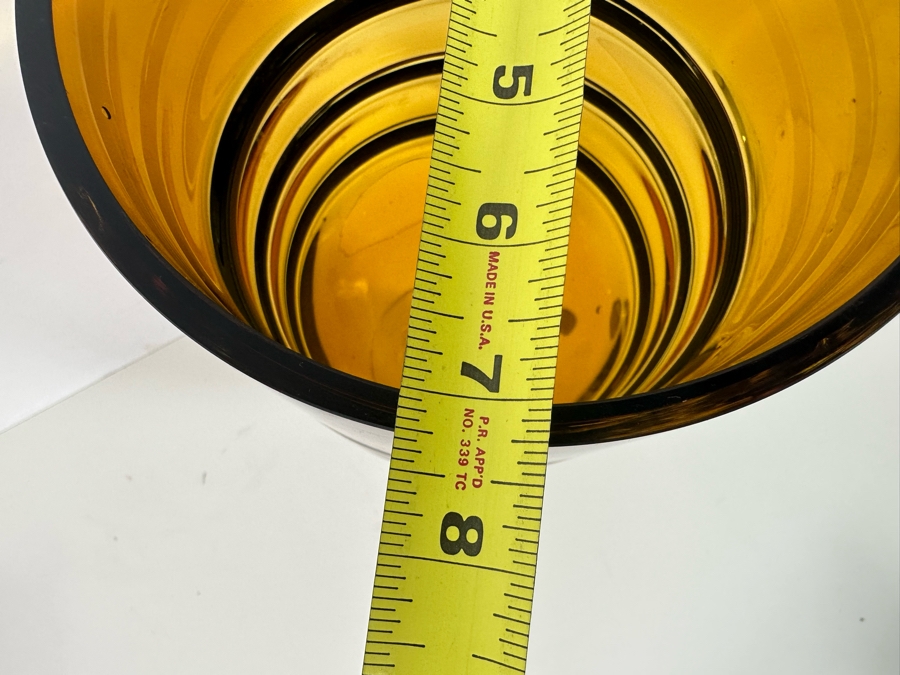 Large Murano Art Glass Footed Centerpiece Vase 15H X 7W [Photo 11]