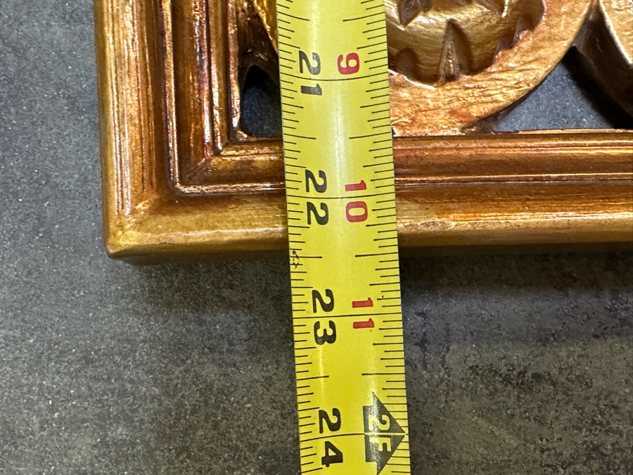 Gold Wall Mirror By The Carolina Mirror Company 51W X 22H [Photo 10]