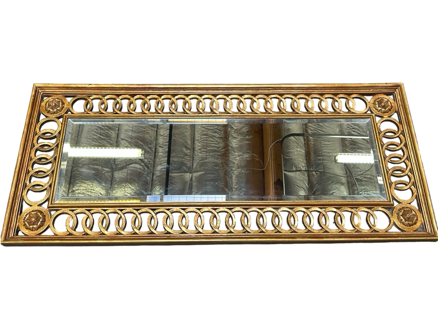 Gold Wall Mirror By The Carolina Mirror Company 51W X 22H