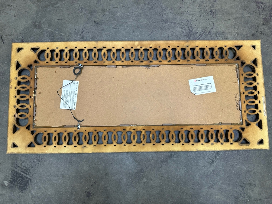 Gold Wall Mirror By The Carolina Mirror Company 51W X 22H [Photo 11]