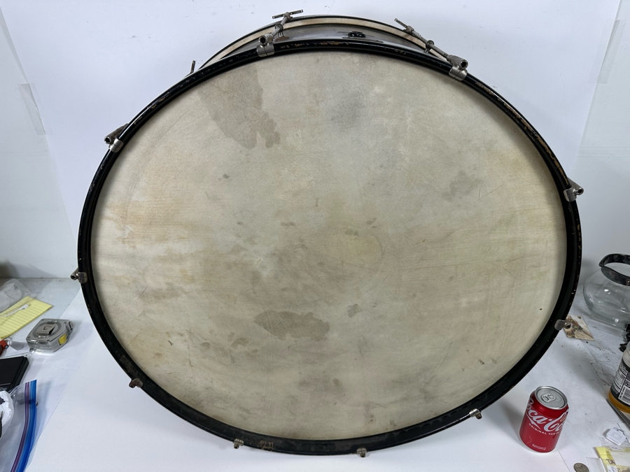 Vintage Leedy Large Marching Band Bass Drum Indianapolis, Indiana 30R X 16D [Photo 9]
