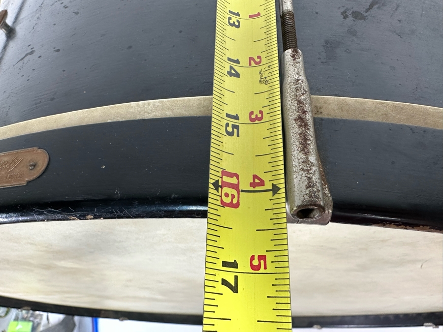 Vintage Leedy Large Marching Band Bass Drum Indianapolis, Indiana 30R X 16D [Photo 12]