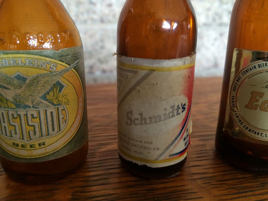 Set of 3 Miniature Vintage Beer Bottles - Eastside & Schmidt's Beer [Photo 5]