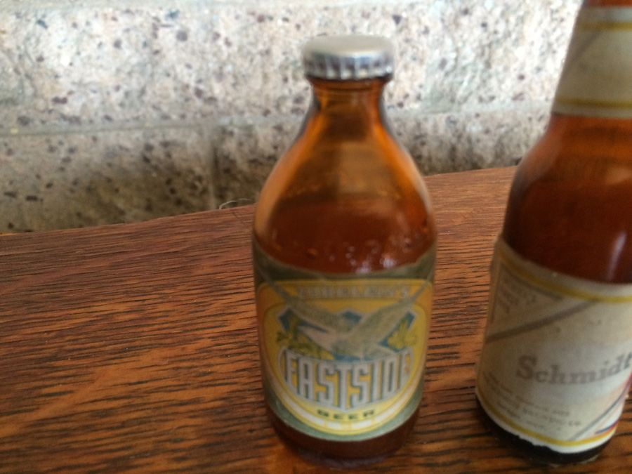 Set of 3 Miniature Vintage Beer Bottles - Eastside & Schmidt's Beer [Photo 3]