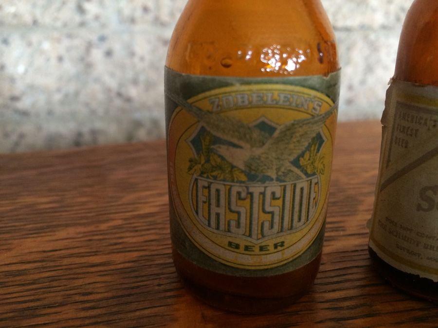 Set of 3 Miniature Vintage Beer Bottles - Eastside & Schmidt's Beer [Photo 2]