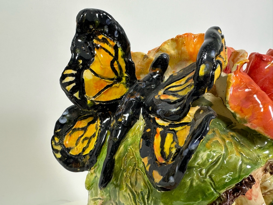 Bonnie Lee Roth (B. 1942, Southern California) Original Two-Piece Cheerful Bust & Hand Sculpture 14W X 12H [Photo 4]