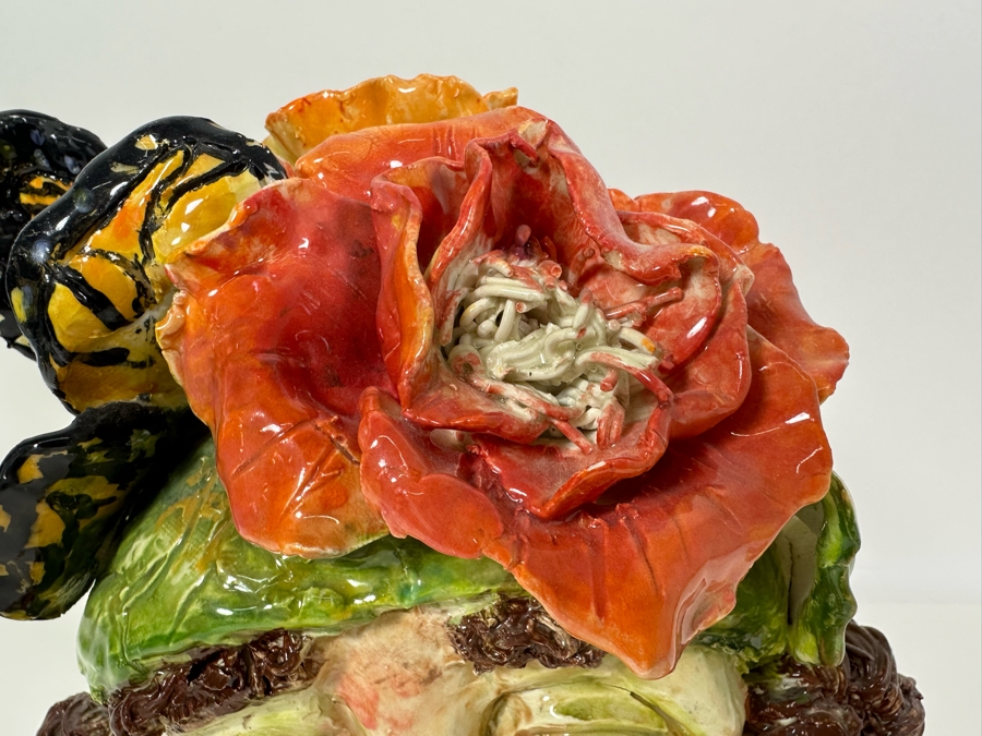 Bonnie Lee Roth (B. 1942, Southern California) Original Two-Piece Cheerful Bust & Hand Sculpture 14W X 12H [Photo 5]