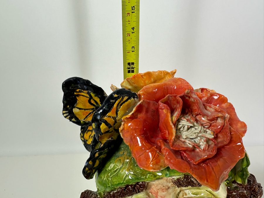 Bonnie Lee Roth (B. 1942, Southern California) Original Two-Piece Cheerful Bust & Hand Sculpture 14W X 12H [Photo 14]