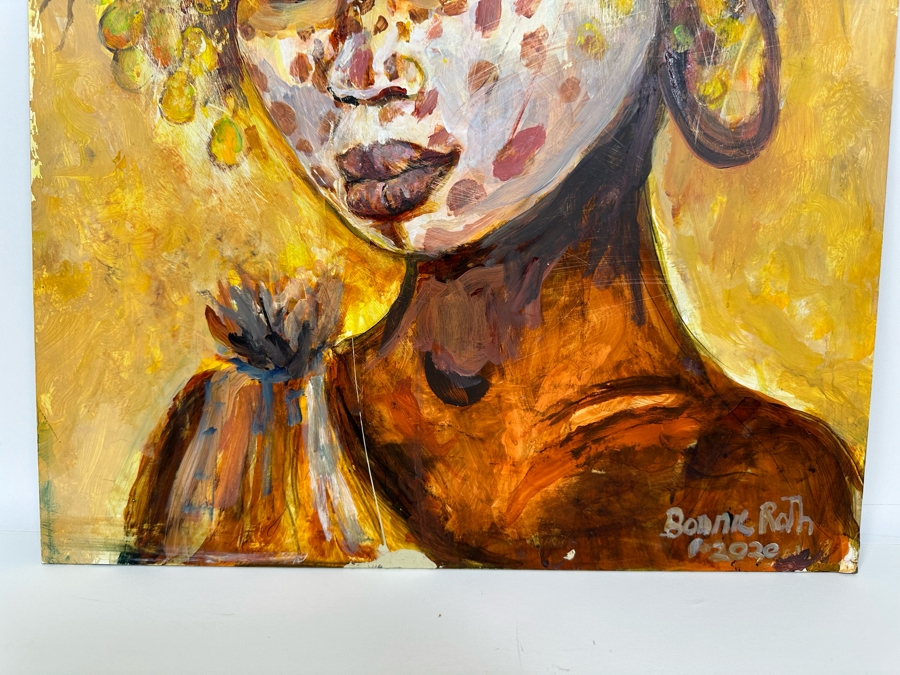 Bonnie Lee Roth (B. 1942, Southern California) Original Painting On Board 16W X 20H [Photo 6]