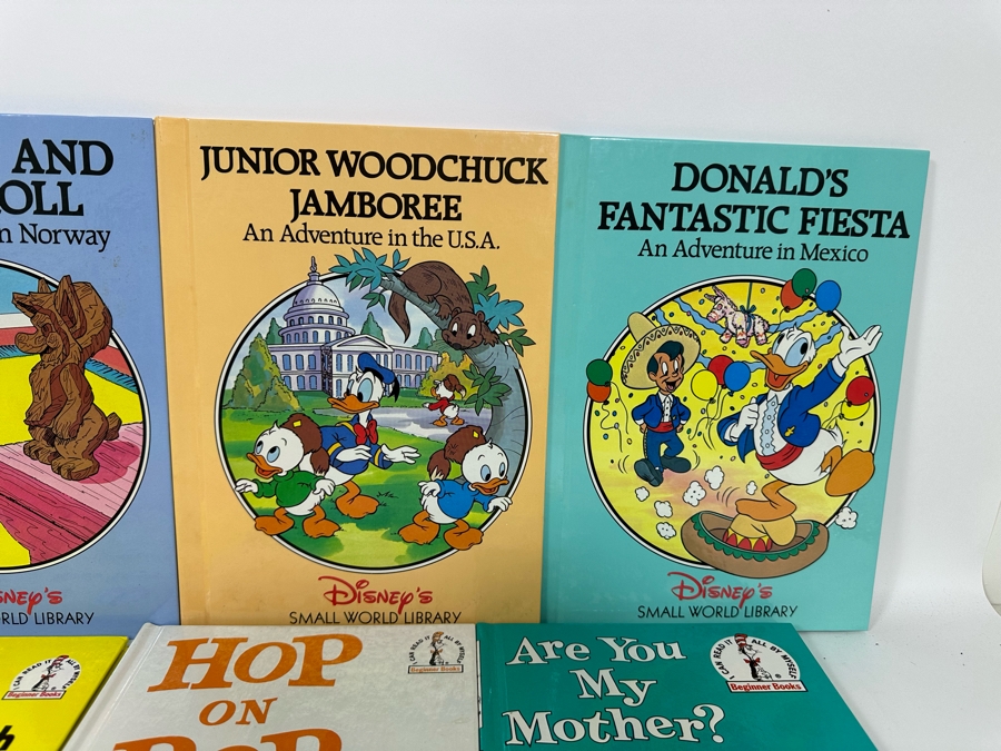 Children's Book Lot Including Dr. Seuss Books And Disney's Small World