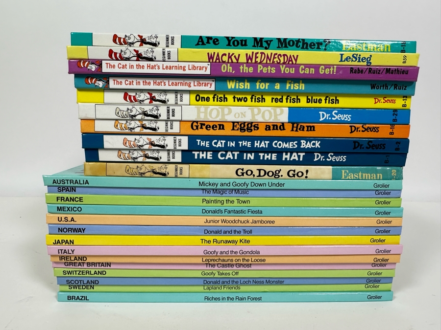 Children's Book Lot Including Dr. Seuss Books And Disney's Small World Library Books [Photo 16]