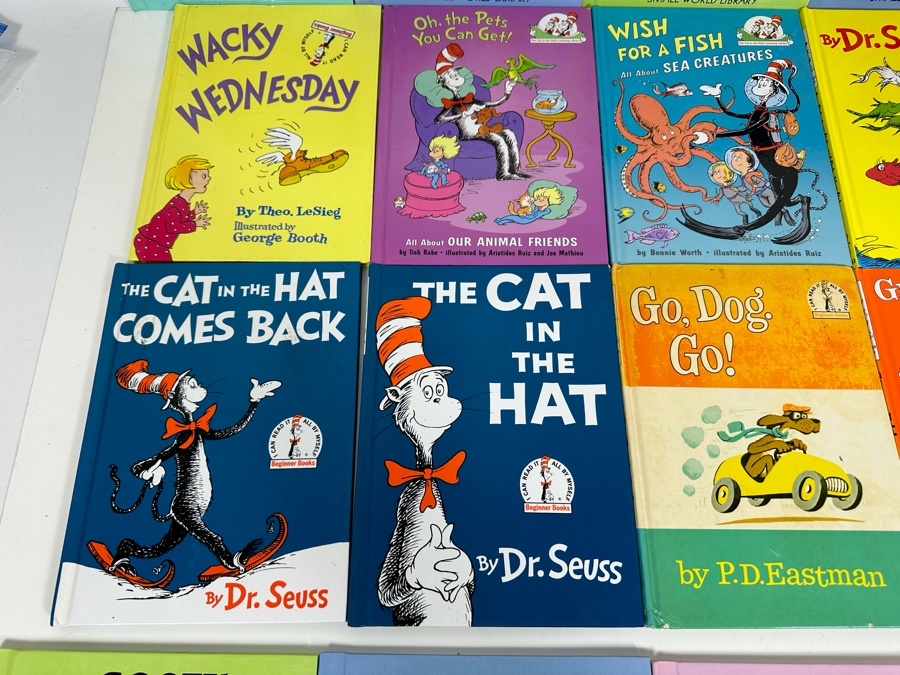 Children's Book Lot Including Dr. Seuss Books And Disney's Small World
