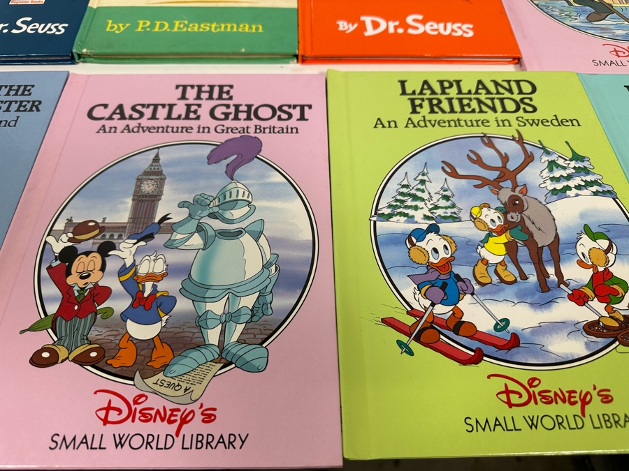 Children's Book Lot Including Dr. Seuss Books And Disney's Small World Library Books [Photo 9]