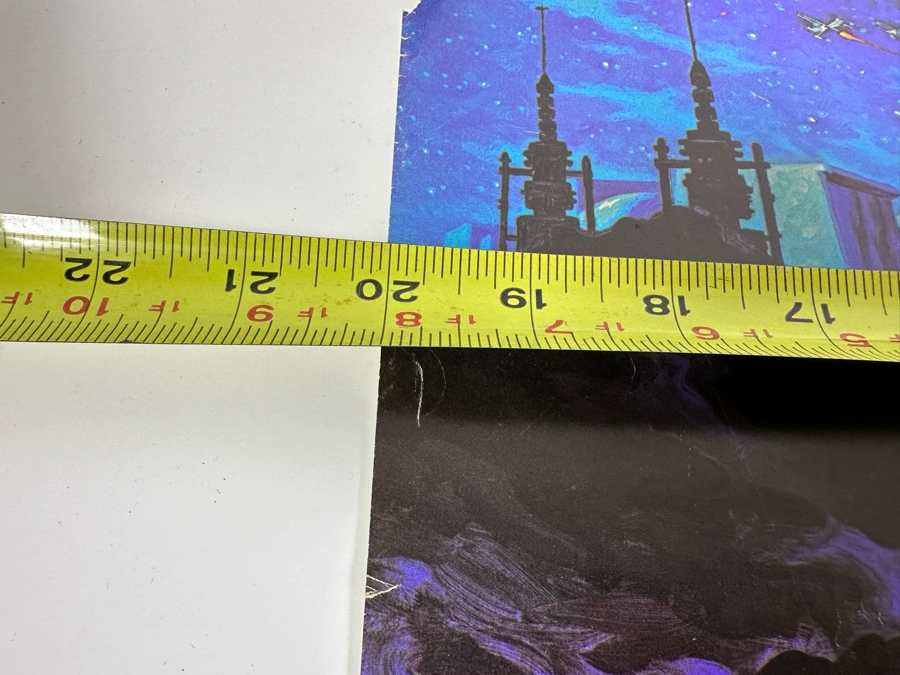 Vintage 1977 Star Wars Hildebrandt Artwork Poster By Image Factory Inc. Hollywood CA 20 X 28 Note Corner And Side Tears In Photos [Photo 11]