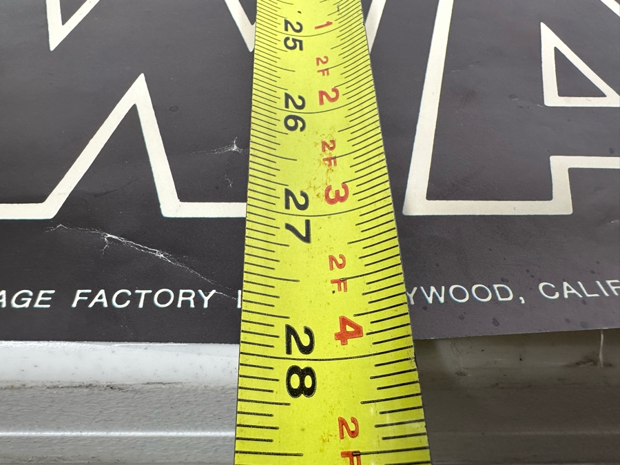 Vintage 1977 Star Wars Hildebrandt Artwork Poster By Image Factory Inc. Hollywood CA 20 X 28 Note Corner And Side Tears In Photos [Photo 12]