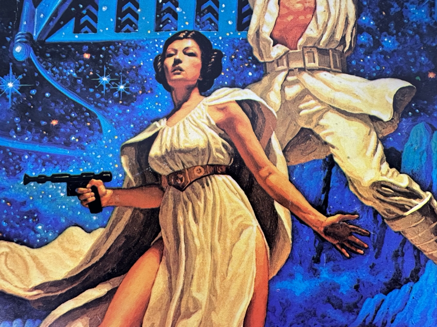 Vintage 1977 Star Wars Hildebrandt Artwork Poster By Image Factory Inc. Hollywood CA 20 X 28 Note Corner And Side Tears In Photos [Photo 5]