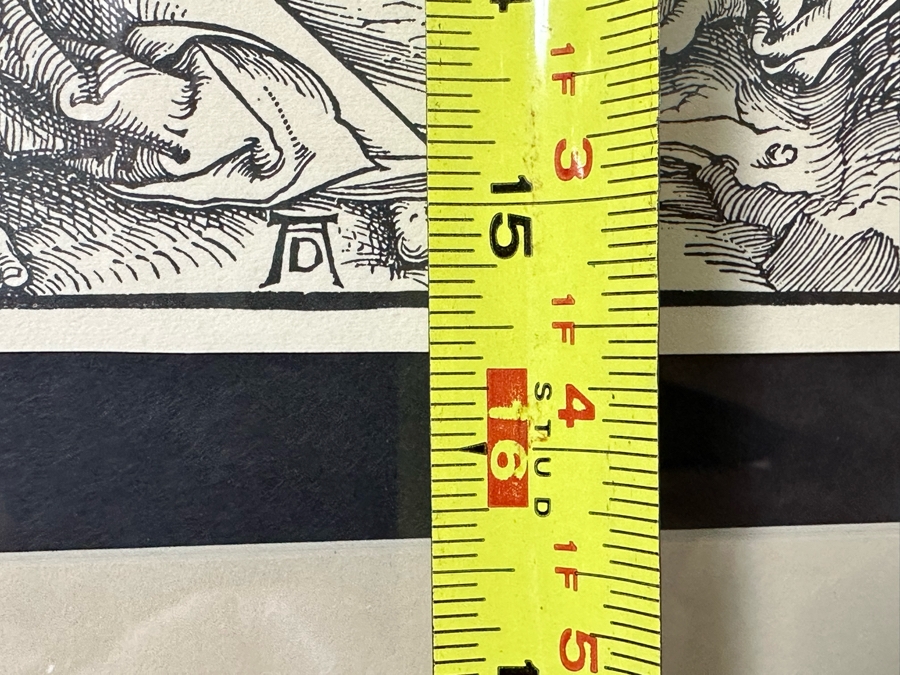 After Albrecht Durer 'Christ On The Mount Of Olives' Print 13 X 17 In Gold Frame 32 X 38 [Photo 17]