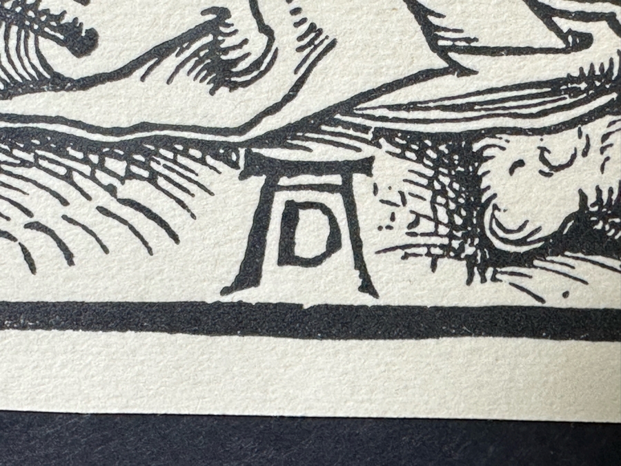 After Albrecht Durer 'Christ On The Mount Of Olives' Print 13 X 17 In Gold Frame 32 X 38 [Photo 6]