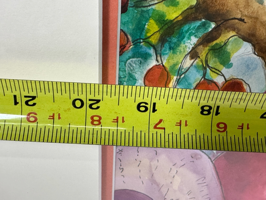 Bonnie Lee Roth (B. 1942, Southern California) Original Mixed-Media Watercolor Painting On Paper 20 X 15 Framed 29 X 24 [Photo 10]