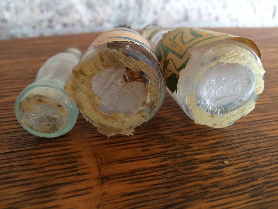 Set of 3 Vintage Soda Pop Miniature Bottles - Coca-Cola, Pepsi-Cola, 7up [Photo 12]