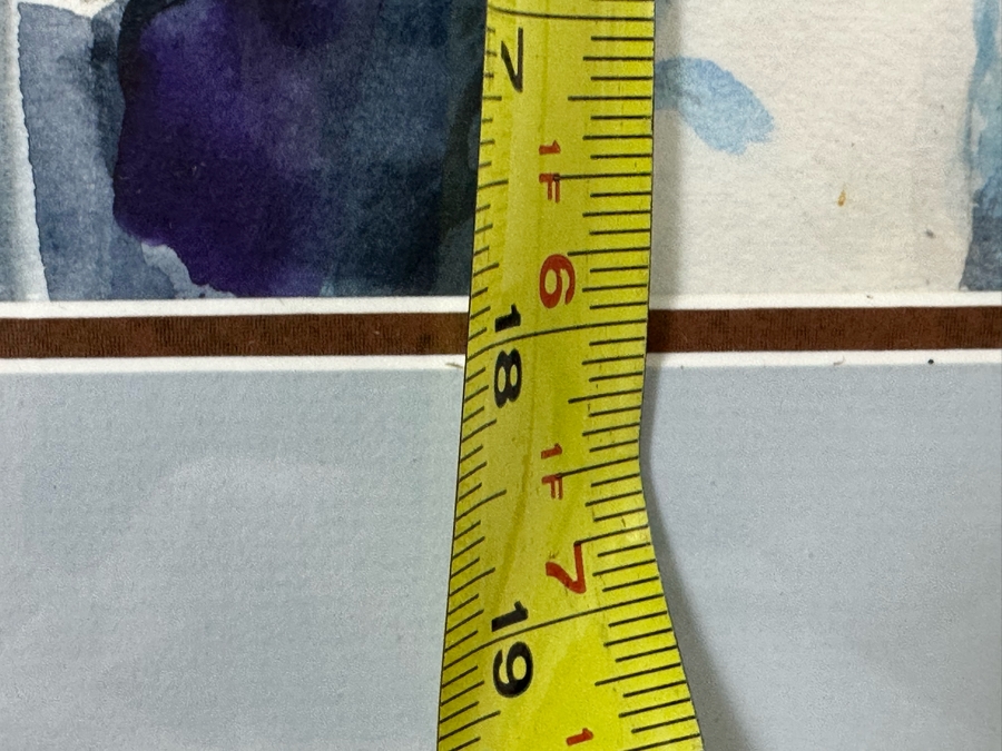 Bonnie Lee Roth (B. 1942, Southern California) Original Watercolor Painting On Paper 24 X 18 Framed In Nice Wooden Frame 35 X 29 [Photo 11]