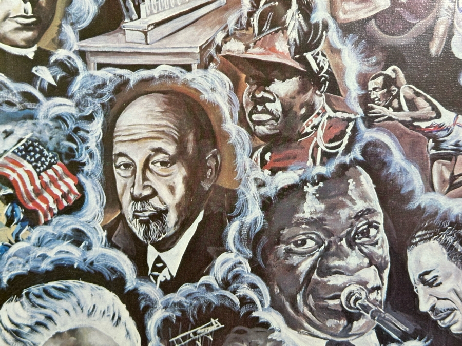 Artist Pencil Signed Print Titled 'We Had A Dream 1776-1976' 24 X 14 Framed 29.5 X 19.5 [Photo 17]