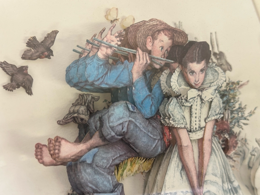 Set Of Four Multi-Dimensional Norman Rockwell Shadowbox Framed Artwork Illustrations Individually Created/Signed By Eleanor Stanifer Jacobs 22 X 19 [Photo 13]