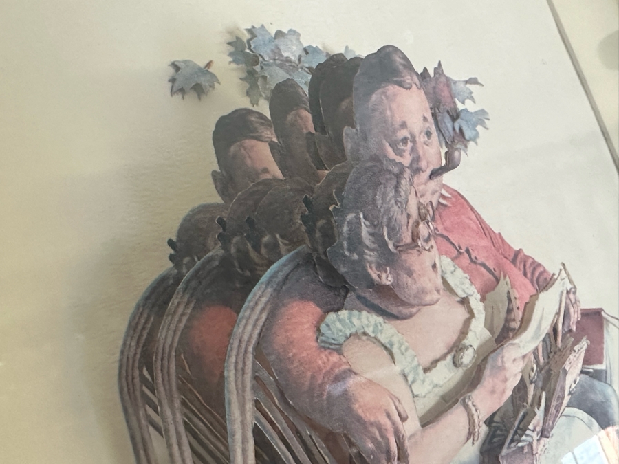 Set Of Four Multi-Dimensional Norman Rockwell Shadowbox Framed Artwork Illustrations Individually Created/Signed By Eleanor Stanifer Jacobs 22 X 19 [Photo 18]