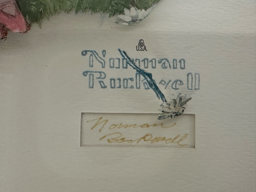 Set Of Four Multi-Dimensional Norman Rockwell Shadowbox Framed Artwork Illustrations Individually Created/Signed By Eleanor Stanifer Jacobs 22 X 19 [Photo 6]