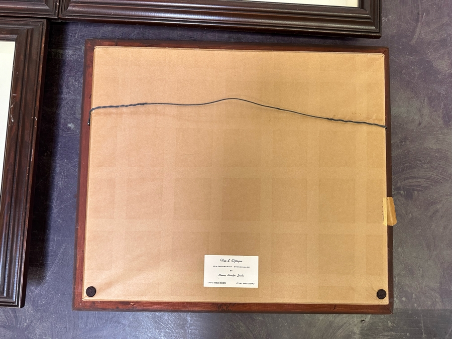 Set Of Four Multi-Dimensional Norman Rockwell Shadowbox Framed Artwork Illustrations Individually Created/Signed By Eleanor Stanifer Jacobs 22 X 19 [Photo 23]