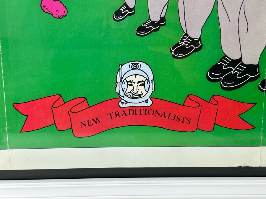 Vintage 1981 DEVO New Wave Band Poster Signed By The Band Members Framed 33 X 22.5 Framed 39 X 27.5 [Photo 7]