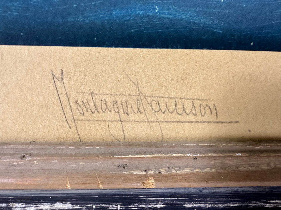 Montague Dawson Artist Hand Signed Antique 1928 Frost & Reed Ltd Print Framed 21.5 X 30.5 [Photo 4]