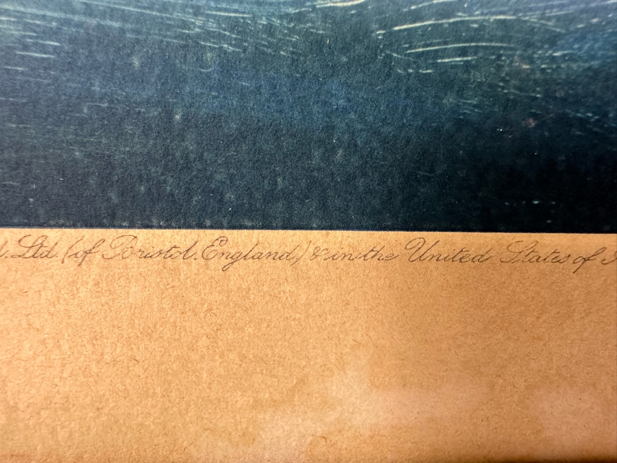 Montague Dawson Artist Hand Signed Antique 1928 Frost & Reed Ltd Print Framed 21.5 X 30.5 [Photo 8]