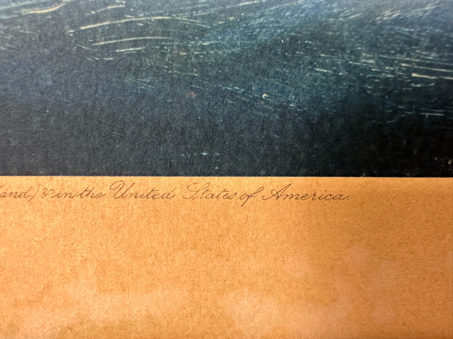 Montague Dawson Artist Hand Signed Antique 1928 Frost & Reed Ltd Print Framed 21.5 X 30.5 [Photo 9]