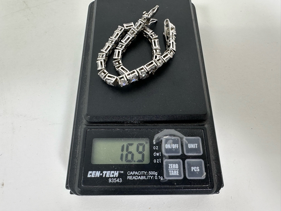 Sterling Silver 8'L Bracelet 16.9g [Photo 13]