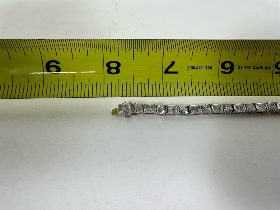 Sterling Silver 8'L Bracelet 16.9g [Photo 12]