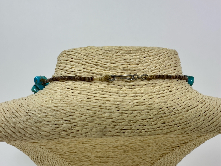 Vintage 28' Turquoise Bead Necklace [Photo 6]