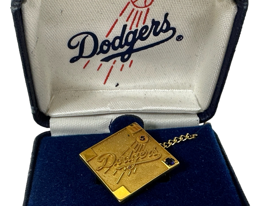 Los Angeles Dodgers 5 Year Gold-Filled Pin
