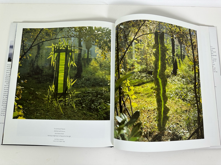 1990 First Edition Hardcover Book Andy Goldsworthy A Collaboration With Nature [Photo 10]