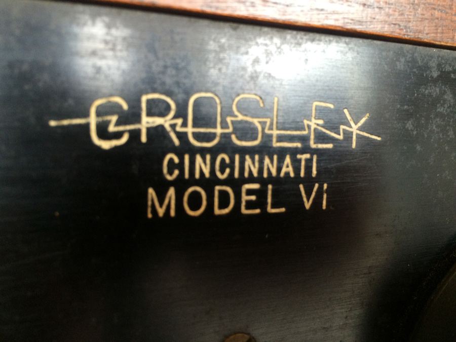 Crosley Tube Radio Model Vi - Late 1922 or Early 1923 - RARE [Photo 13]