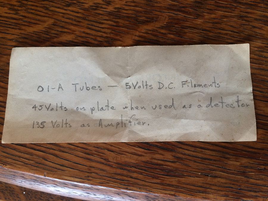 Crosley Tube Radio Model Vi - Late 1922 or Early 1923 - RARE [Photo 21]