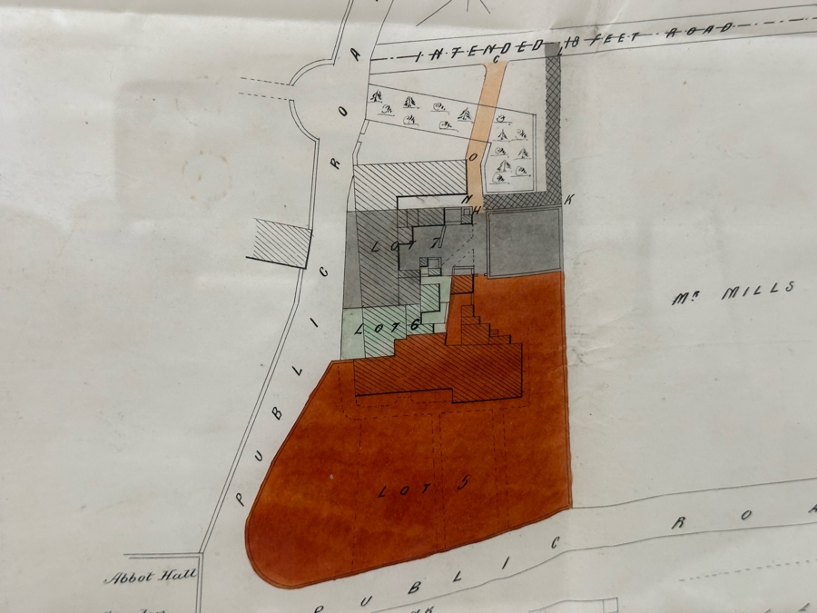 Antique 1888 Large Handwritten English Indenture Legal Contract Framed 36 X 50.5 [Photo 6]