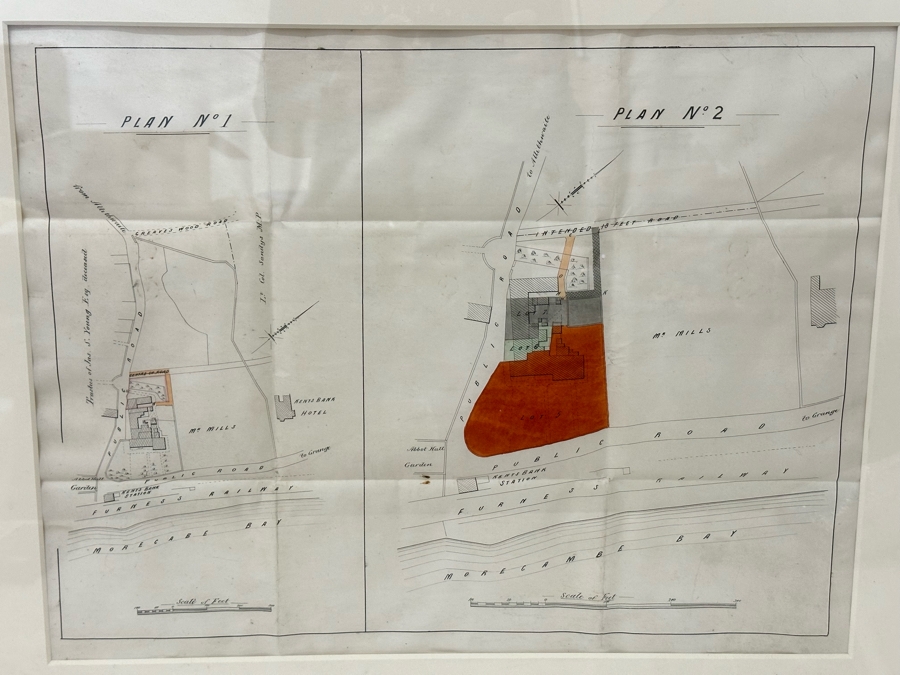 Antique 1888 Large Handwritten English Indenture Legal Contract Framed 36 X 50.5 [Photo 3]