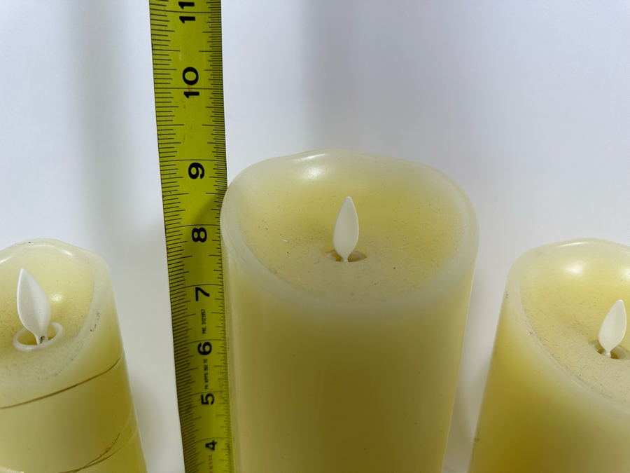 Large Collection Of LED Candles With Remote Controls Ranging In Size From 4H-9H [Photo 7]