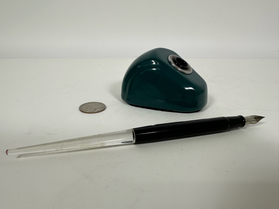 Vintage Mid-Century Esterbrook Fountain Pen And Holder [Photo 6]